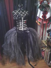 DIA DE LOS MUERTOS, day of the dead costume, halloween costume, New, Sz S-XL