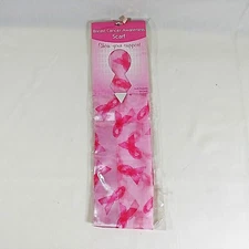 Breast Cancer Awareness Scarf Show Your Support New Pink Breast Cancer Ribbon 