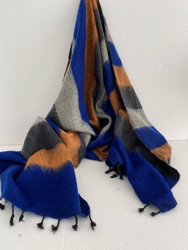 Nepalese Warm Yak Wool Shawl Stole Scarf Neck Wrap Blanket Throws Travellers Rug - Picture 81 of 93