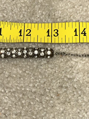 Atemberaubende 1940er ~ 1.000 Krappen Brillant Strass Kristall Halskette - Bild 12 von 13