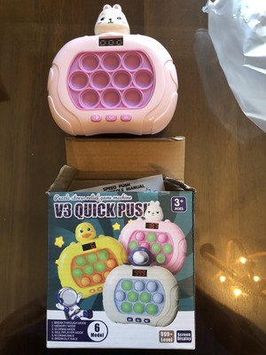 Pop Push it Game Controller Sensory Fidget Toy Battery Whack Mole Gift Boys Girl