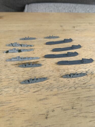 (12) 1/2400 BRITISH WWII Naval Destroyers Dart Avon Toy & Freighters