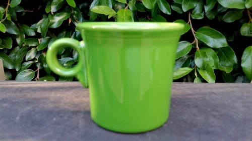 Fiesta Mug Ring Handle Shamrock Green Homer Laughlin Fiestaware 