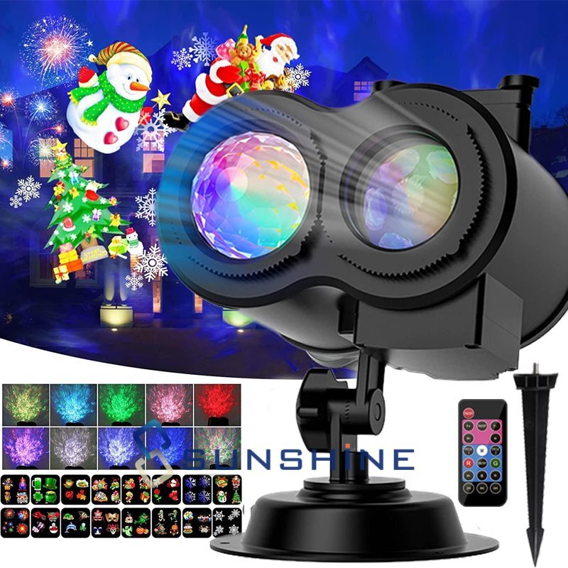 Proyector Luces Navideñas Xmas Decoracion De Navidad Para