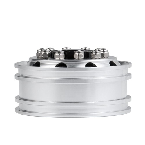 1/2/4PCS CNC Front/Rear Wheel Rims Hubs for Tamiya 1:14 Tractor Trailer Truck - Picture 13 of 80