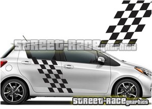 Toyota Yaris 023 Side Flags Graphics Stickers Decals Vinyl Ebay