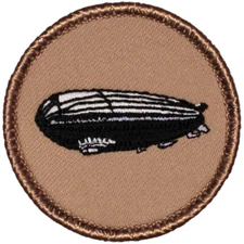 Zeppelin Patrol Patch - 2" Round Embroidered Patch