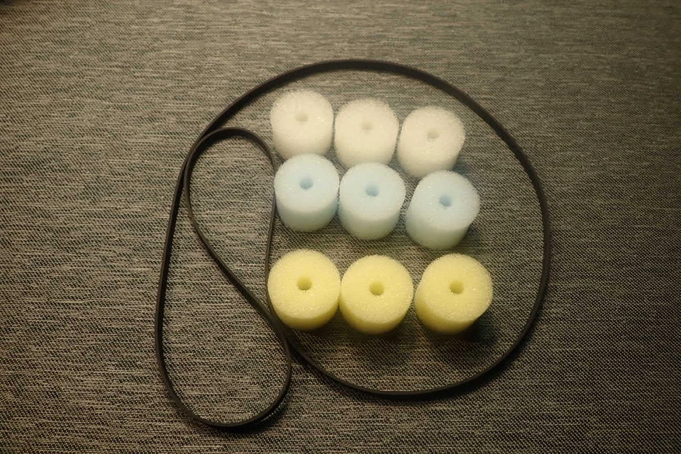 NEW SPRING SPONGE THORENS TD 125 TD 145 TD 166 TD 160 TD 126 + 1 BELT ITALY