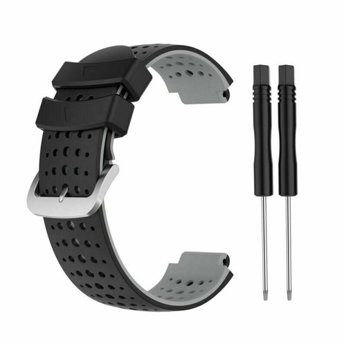 1X correa de reloj de silicona para Garmin Forerunner 220 230 235 620 630 735XT - Imagen 15 de 20