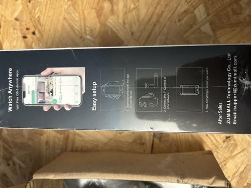 Zumimall Indoor & Outdoor Wireless Wi-Fi Bullet Camera With Solar Panel - Picture 2 of 4