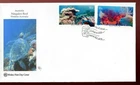2013 Australian Coral Reefs (2 x 60c Booklet Stamps) Wesley FDC