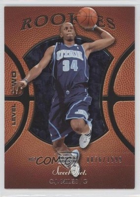 2005 Upper Deck Sweet Shot Level Two Rookies 76/1599 CJ Miles #129 Rookie RC 0a1