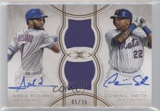 2018 Topps Definitive Collection 5/35 Rosario Smith Rookie Dual Relic Auto RC