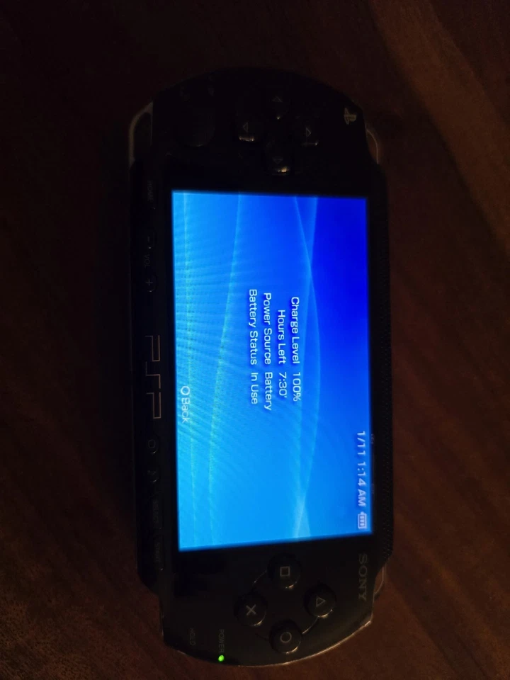 Sony PSP 1000 1001 US Handheld Black Console 64GB Memory Card Works Great!! - Image 2 of 3