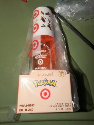 Brand New Pokémon x Target NatureWell  Mango Blaze  Hair & Body Mist!