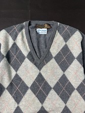 VTG Lyle & Scott Cashmere Mens Jumper Large A...