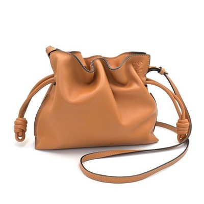 LOEWE Flamenco Clutch Bag Mini A411Fc2X05 Napa Calf Gold Shoulder Bag Crossbody