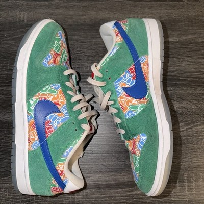 Nike Dunk Low Stadium Green Old Royal White Foam Finger DZ5184-300 Mens 10.5