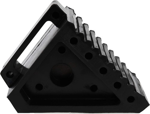 MAXXHAUL 70472 Gomma Massiccia Resistente Nero Wheel Chock Confezione da 2, 8" x - Foto 3 di 8