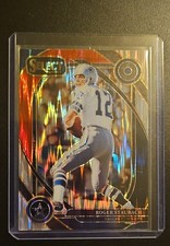 2024 Panini Select - Club Level Roger Staubach #290 Black & Red Shock Prizm