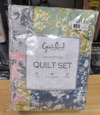 Greenland Home Fashions Emma Full/Queen Quilt Set, Gray