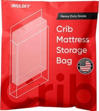 Crib Mattress Storage Bag - Premium Quality - 4 Mil Heavy Duty Bag for Moving...