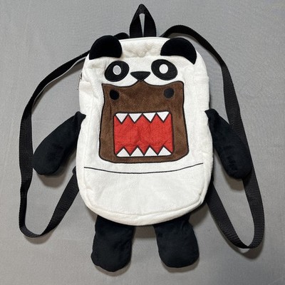 Domo Kun Panda Bear 14'' Plush Backpack HTF Rare Adjustable NHK-TYO