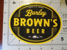 BARLEY BROWNS Oregon pallet jack bl STICKER decal craft beer brewery brewing