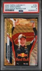 2020 TOPPS CHROME FORMULA 1 GOLD WAVE REFRACTOR #162 MAX VERSTAPPEN 29/50 PSA 6