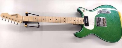Hergestellt in Japan EDWARDS by ESP E-HD2 Green Sparkle Solid Body E-Gitarre