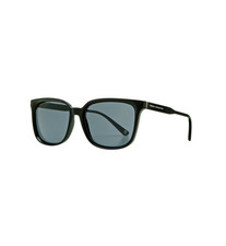 French Connection FCU760 Womens Fashion Square Sunglasses - Shiny Black