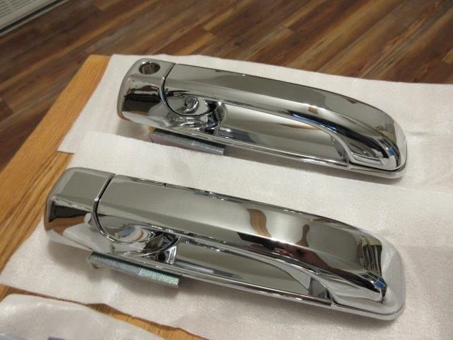 Dodge Ram 2009-25 exterior manijas de puerta cromadas 1500 Classic 2500 3500 5511238 AB Foto 3 de 4