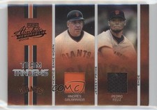 2005 Playoff Absolute Memorabilia Team Tandems Andres Galarraga Pedro Feliz 0ju2