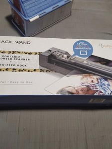 VuPoint Magic Wand Portable Scanner + Auto-Feed Dock PDSDK-ST470T-VP w/ Box