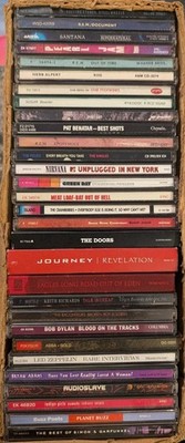 30 - CD Lot Classic Rock Grunge Pop Alternative - Doors Zeppelin Dylan Journey 