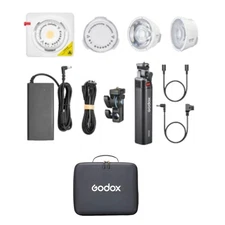 Godox ML100R RGB LED Video Light Kit (15° & 36° Lens & BG02 Battery Grip Kit)