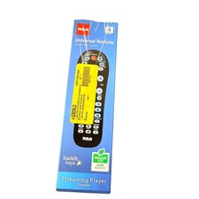 RCA Universal Remote 4-Device Black New Backlit Keys Streaming RCR414BHE1