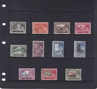 MALAYSIA -JOHORE 1960 Sultan Ismail definitives SG 155/165. Used.