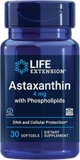 Astaxanthin with Phospholipids – Antioxidant Support, Eye Health – Algae-Deri...