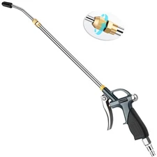 High Pressure Air Blower Gun, 19-28 Inch Extension Long Air Nozzle Blow Gun w...