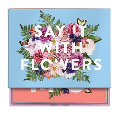 Galison Say It With Flowers Greeting Assortment Notecard Box (Cards) (US IMPORT)