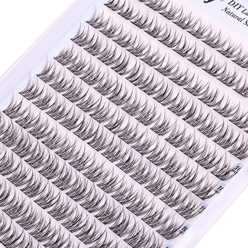 Natural Lash Clusters DIY Eyelash Extension Wispy 144 Pcs Individual Cluster - Picture 7 of 7
