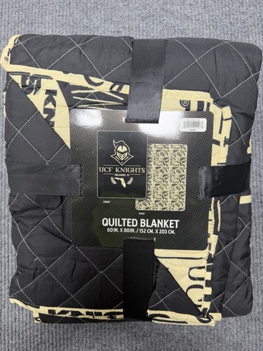 New! University of Central Florida Knights UCF Throw Blanket, Fleece, 60”x80”