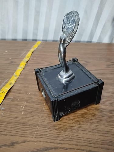 Accendino da tavolo vintage Art Decò Dunhill fiamma silenziosa - Foto 2 di 3