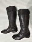 Born Dark Brown Leather High Boots Size 9.5/41 M/W — photo 3