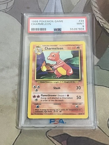 PSA 9 Charmeleon Base Set 24/102