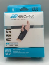 DonJoy Advantage Wrist Wrap Universal Strap Black One Size Mild Support