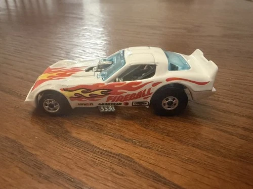 Vintage 1977 Hot Wheels Blackwall FIREBIRD White Fireball Funny Car Dragster