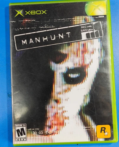 Manhunt (Microsoft Xbox, Rockstar 2004) CIB Complete W/ Manual Tested Working