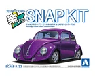 Aoshima SNAP KIT 1/32 Volkswagen Beetle Custom(Metallic Purple) #20CU-MP 06807